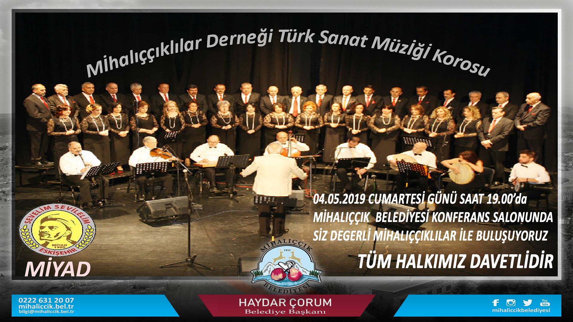 Mihalıççıklılar Derneği Türk Sanat Müziği Korosu Konseri